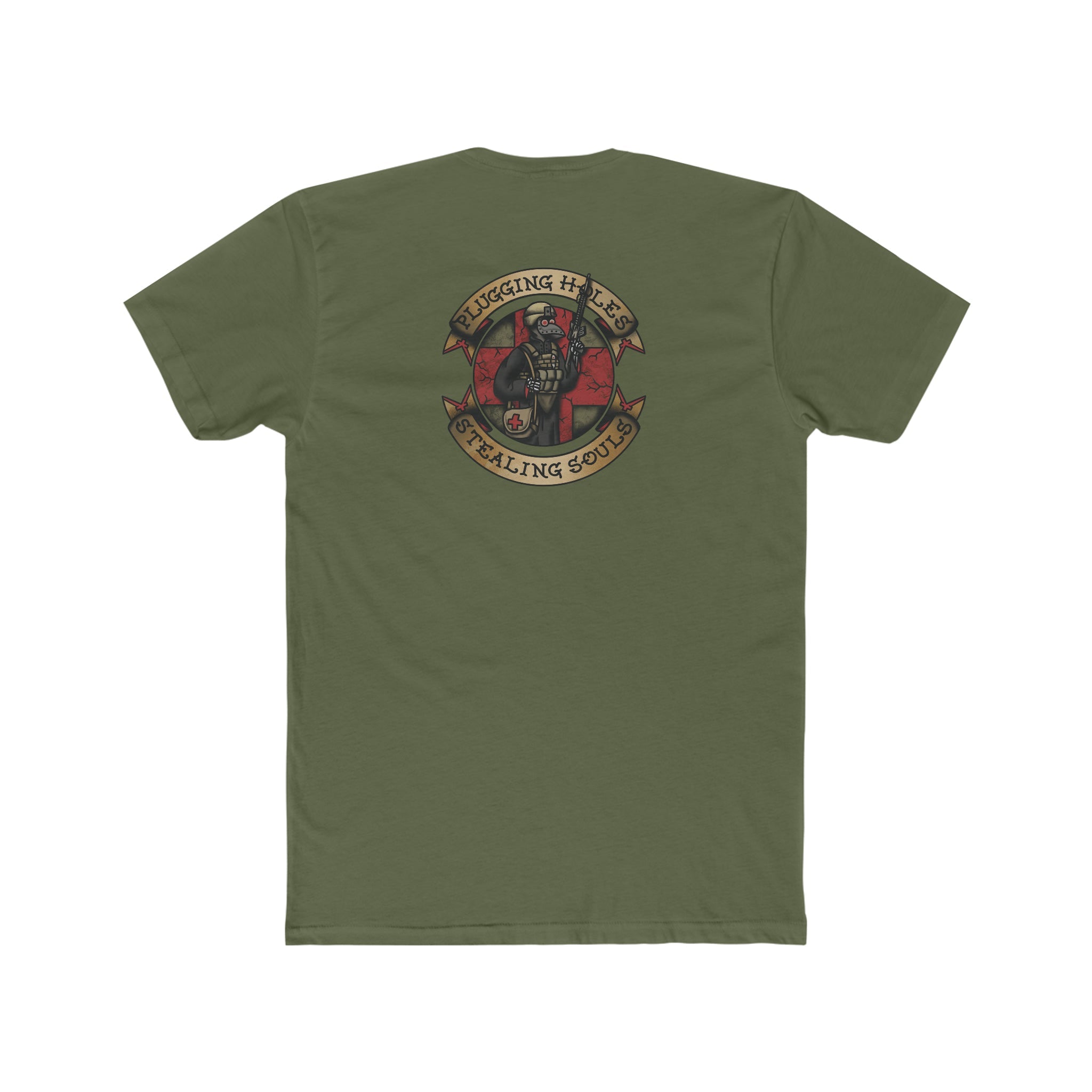 Pluggin' Holes and Stealin' Souls - Remastered - Crew Tee