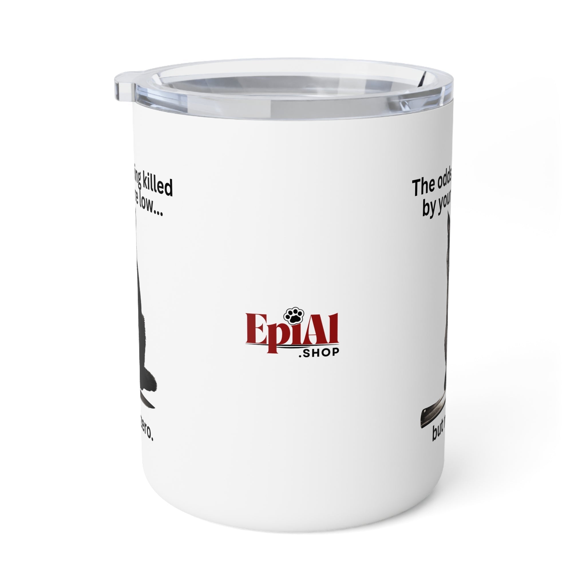 Killer Cat Odds Insulated Coffee Mug, 10oz