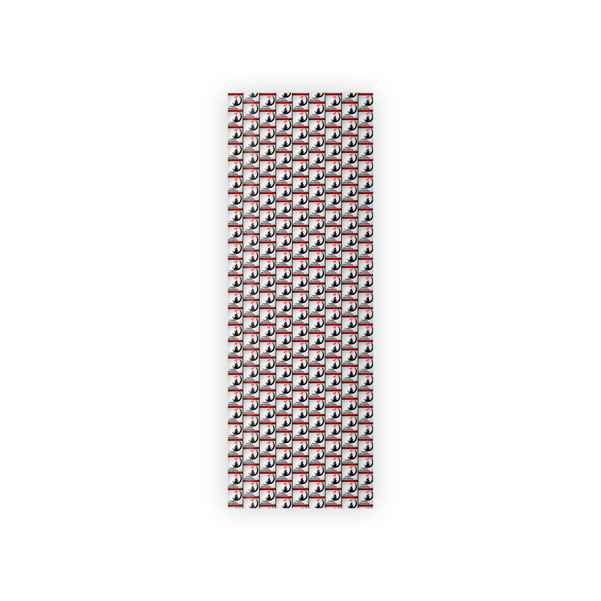 Happy Anniversary Kitties Wrapping Paper Roll - 1pc