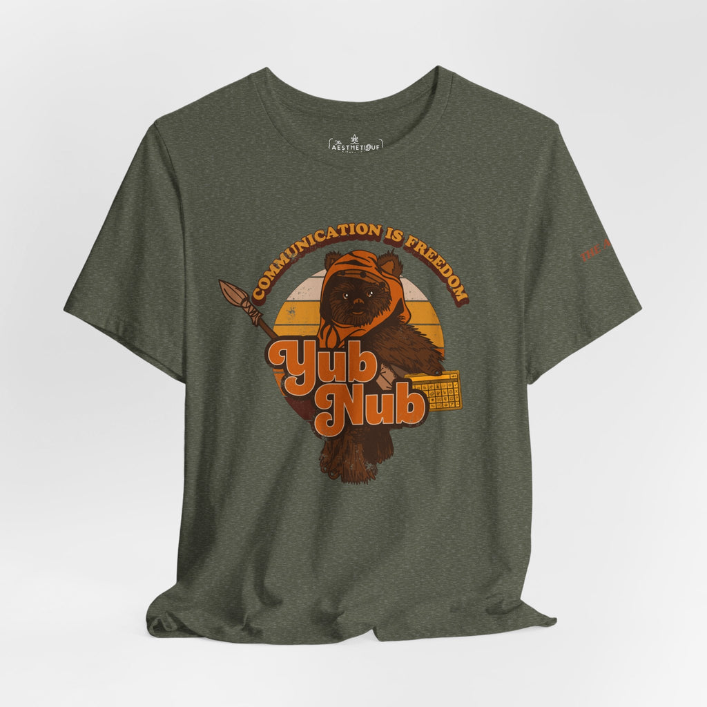Communication is Freedom - Yub Nub - AAC - Unisex Jersey Short Sleeve Tee