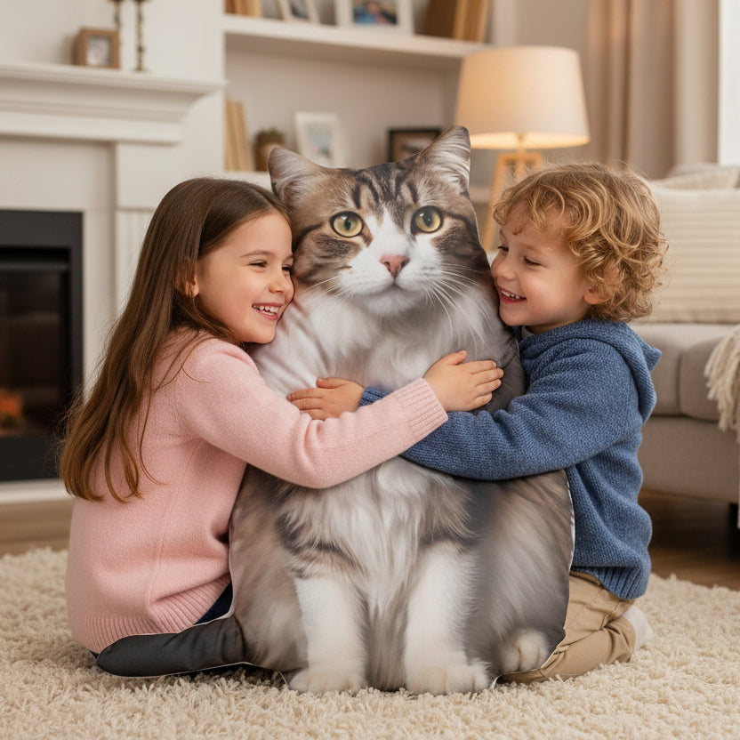 Snuggle Kitty Pillow