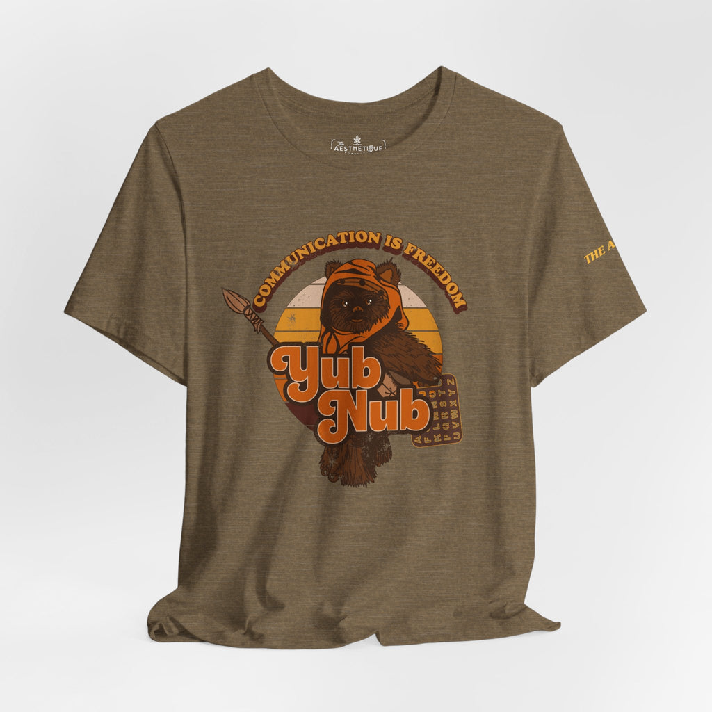 Communication is Freedom - Yub Nub - S2C - Adult Unisex Jersey Short Sleeve Tee