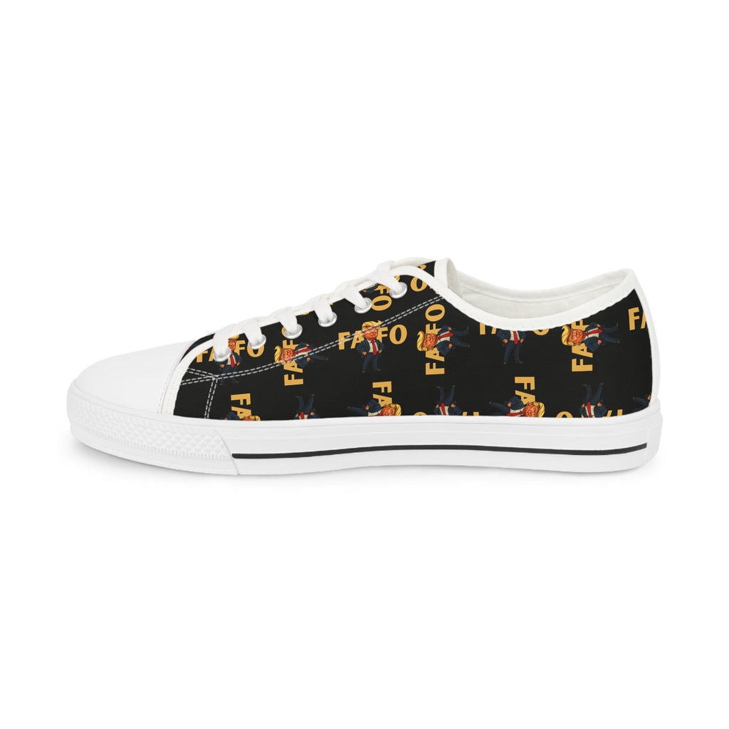 Brazen Political Parody Men's Low Top Sneakers