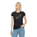 Women's Iconic T-Shirt graysitive with flowers