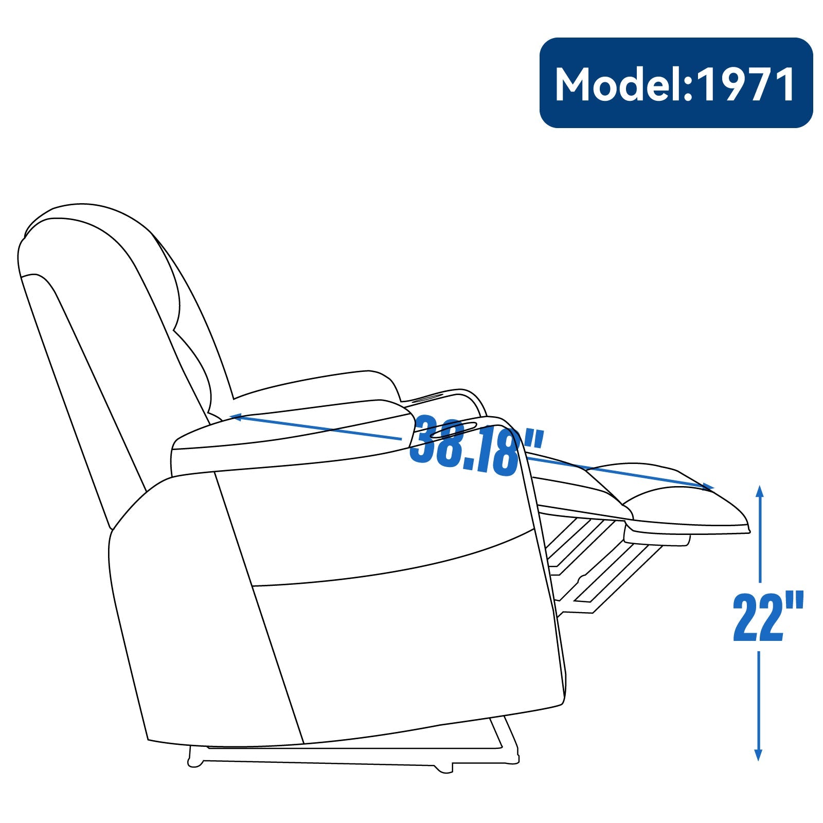Power Lift Recliner Chair with Massage and Heat for Elderly, Overstuffed Wide Recliners, Heavy Duty Motion Mechanism with USB and Type C Ports, 2 Steel Cup Holders, Light Grey