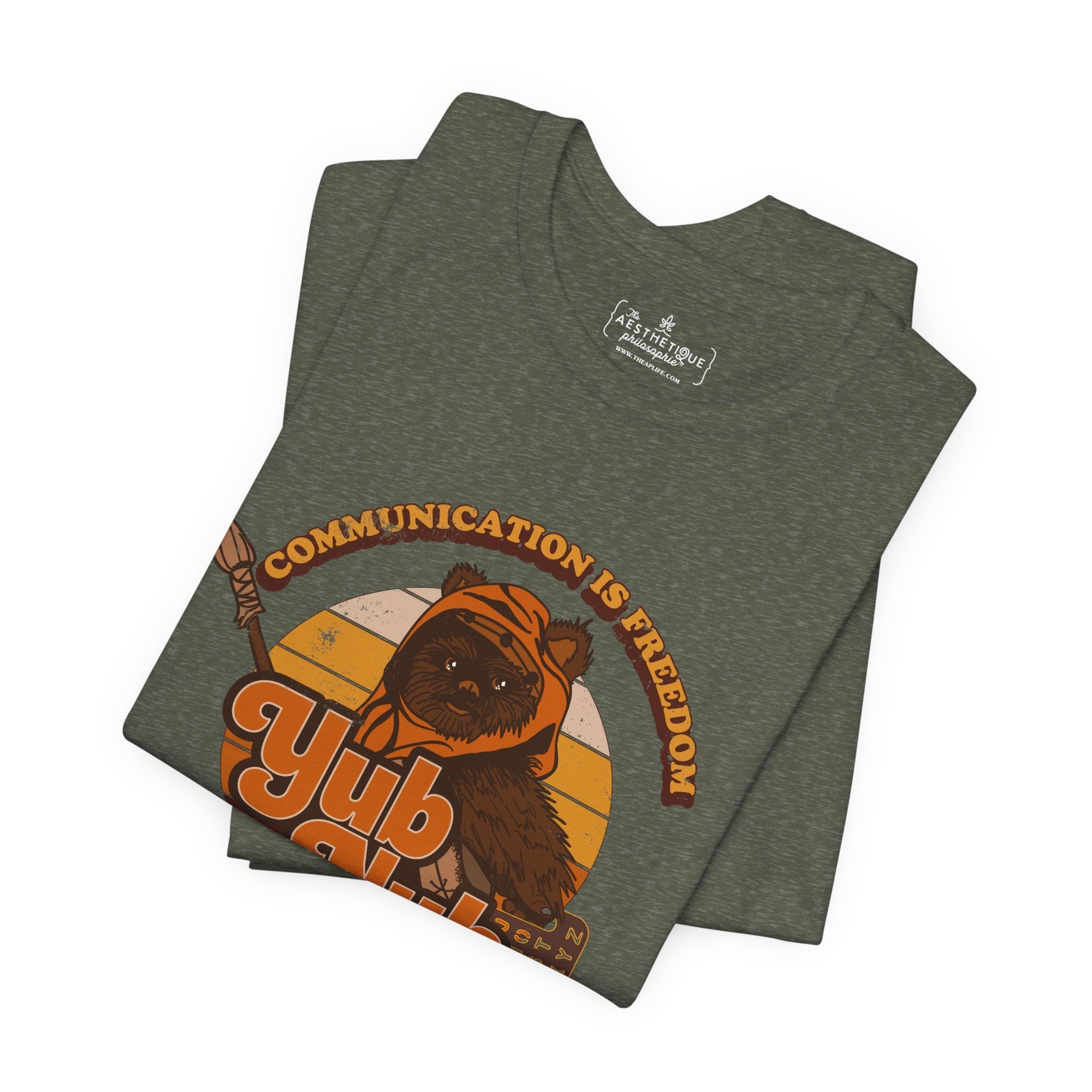 Communication is Freedom - Yub Nub - S2C - Adult Unisex Jersey Short Sleeve Tee