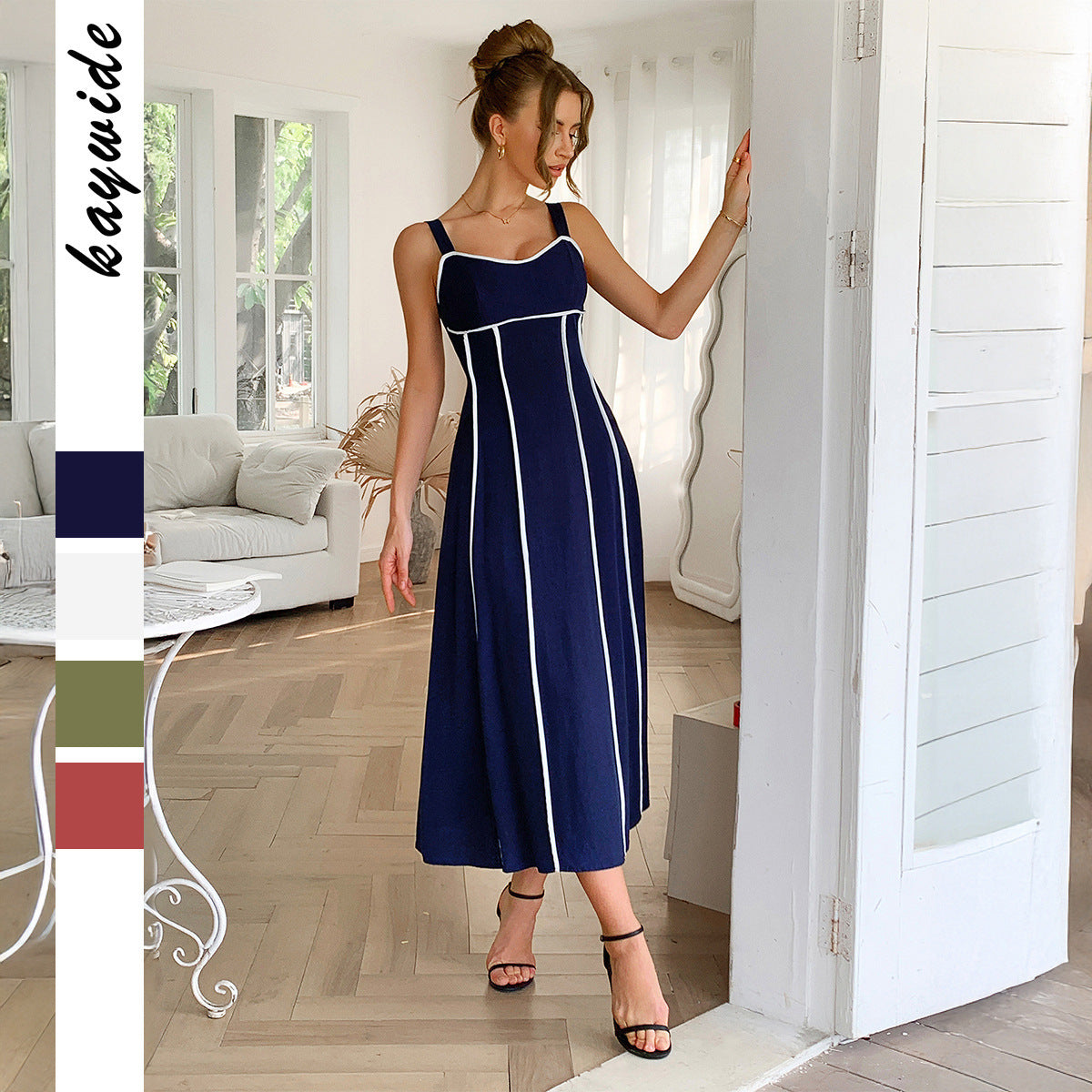 Leisure Vacation Style  Sling Dress