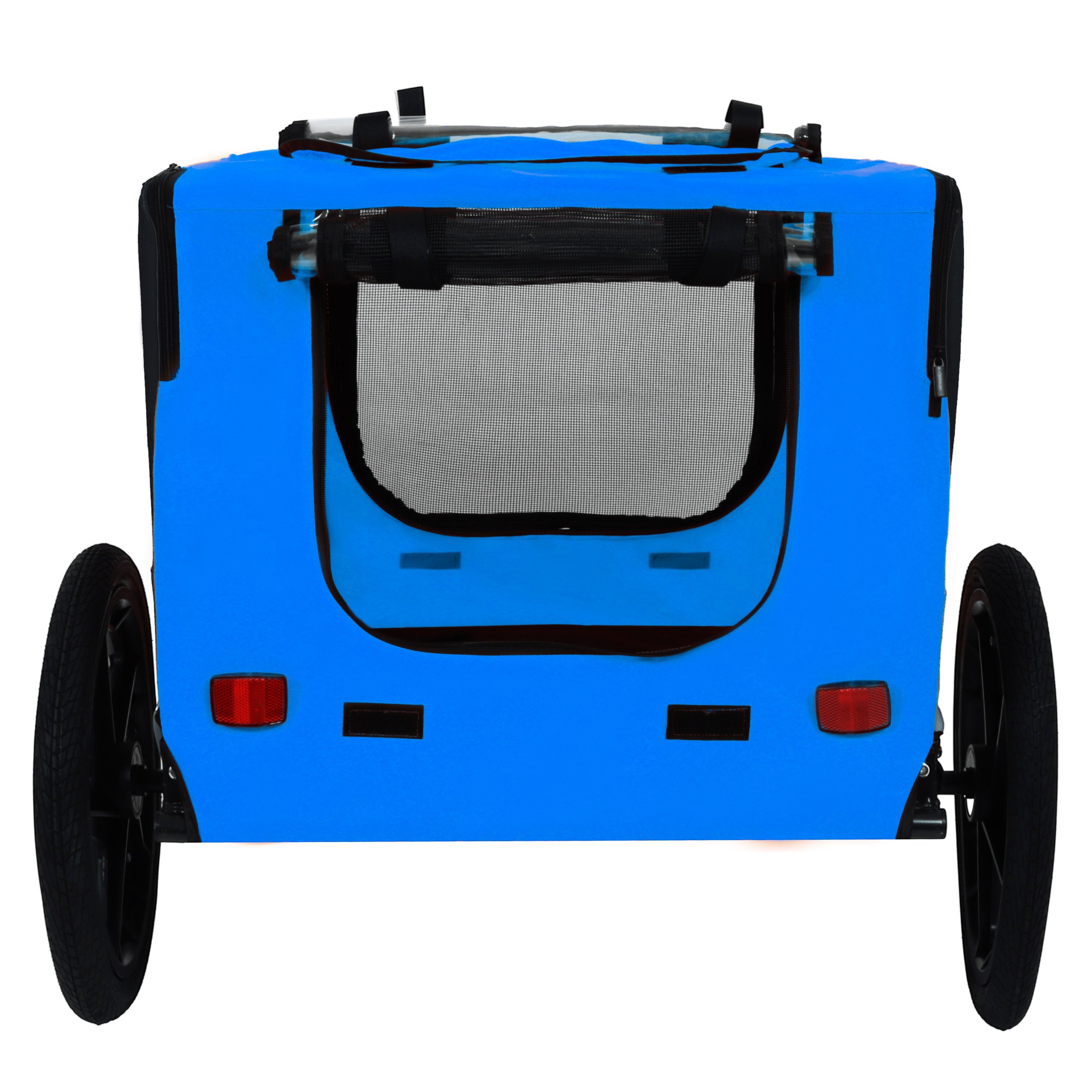 Pet Bike Trailer Dog Cart for Bicycle,Suitable for Small and Medium Pets, Easy Folding Cart Frame, Quick Release Wheel, Non-Slip Floor, Internal Leash