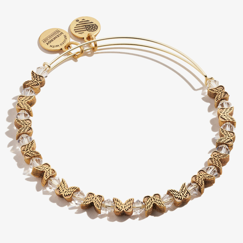 Angel Wing Beaded Bangle