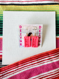 Zote soap earrings