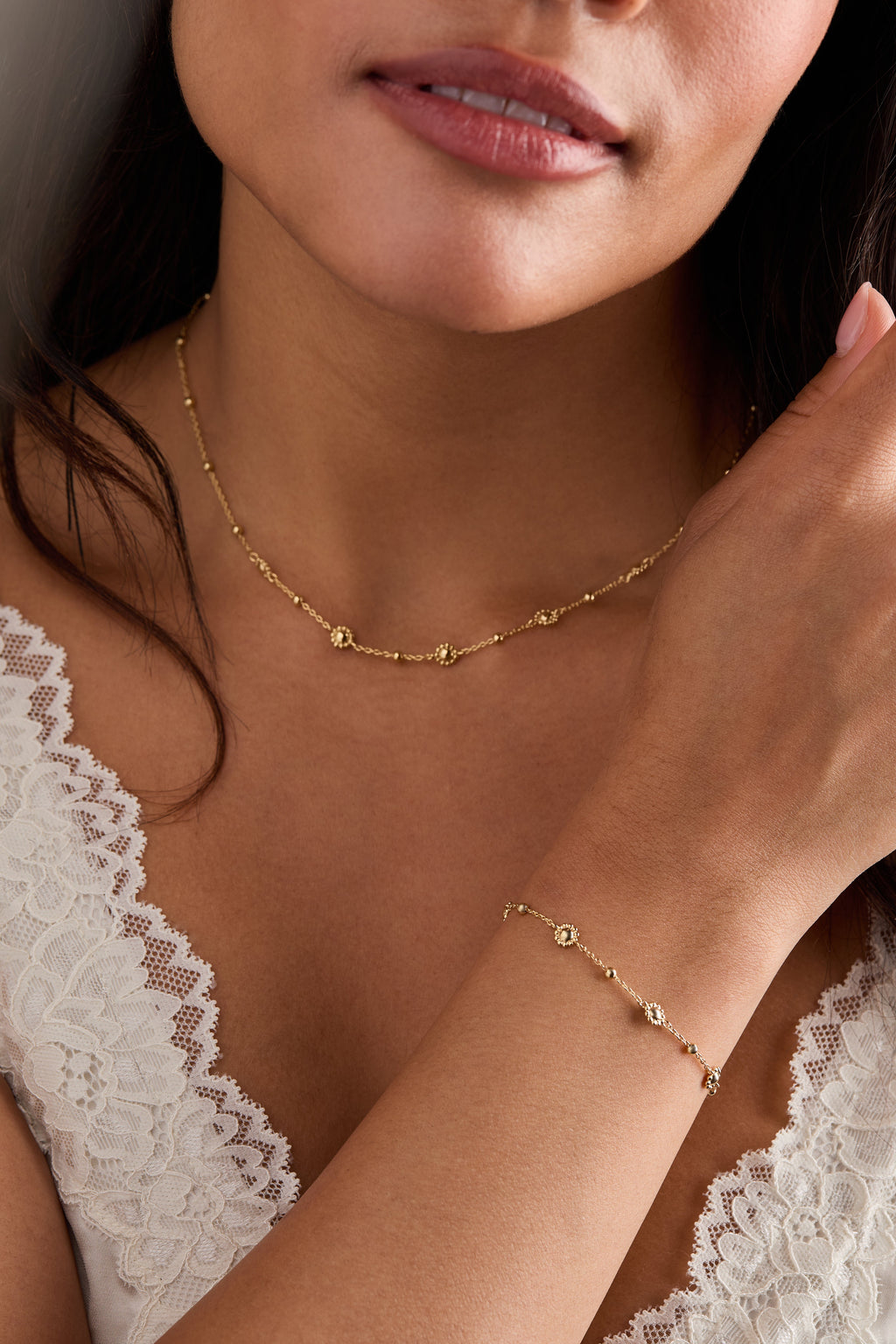 Floret Chain Bracelet