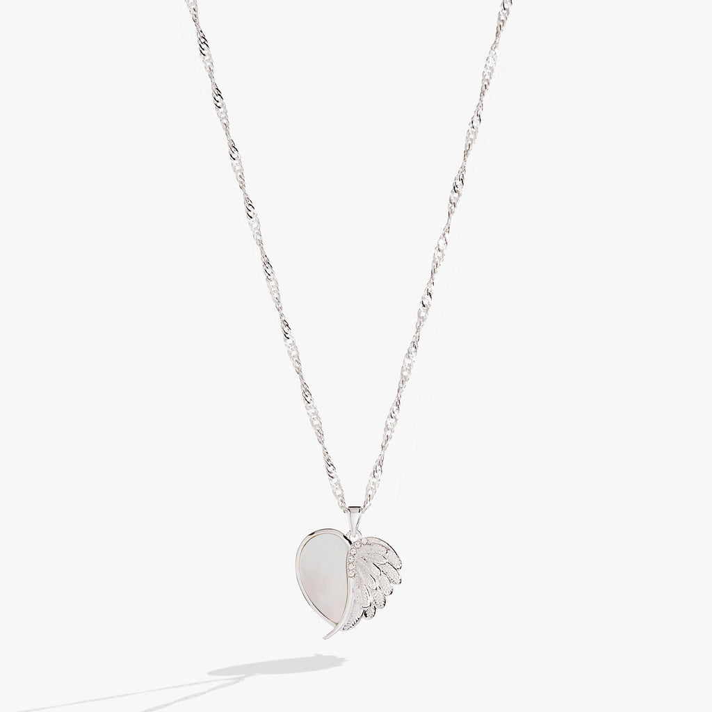 Wings of Protection Charm Necklace