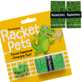 Value Pack - A Green Alligator Racket Pet Tennis Dampener and Overgrip Tape with a (Pack of 2) Replacement Overgrip Tape