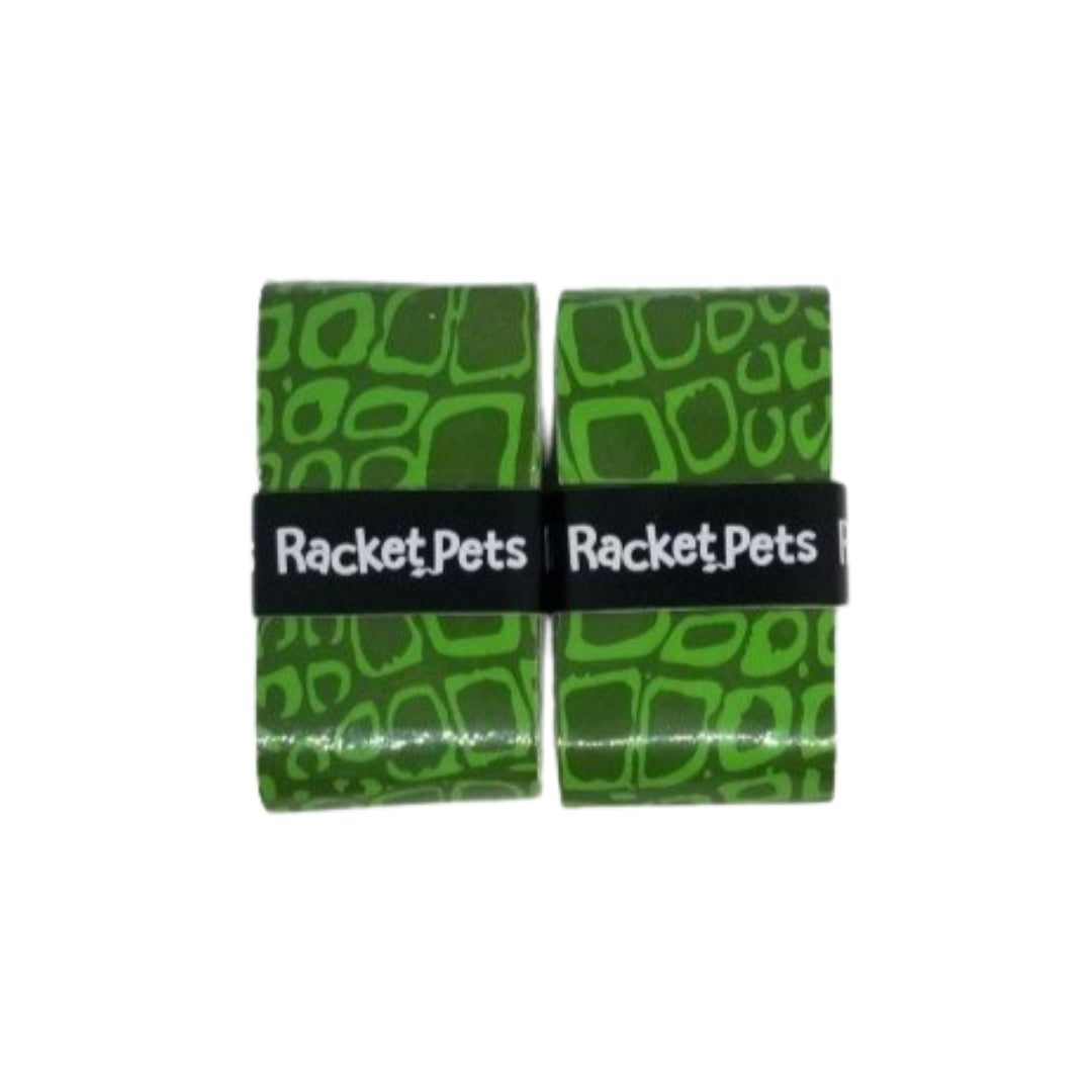 Overgrip Tape for Tennis Racket - Green Alligator (pack of 2)