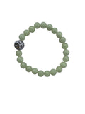Aragonite Green/Yellow Bracelet 8 mm Round Beads - Naturally Glows in the Dark