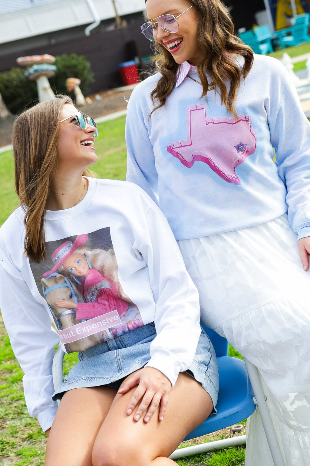 GINA CUTE BUT EXPENSIVE CREWNECK