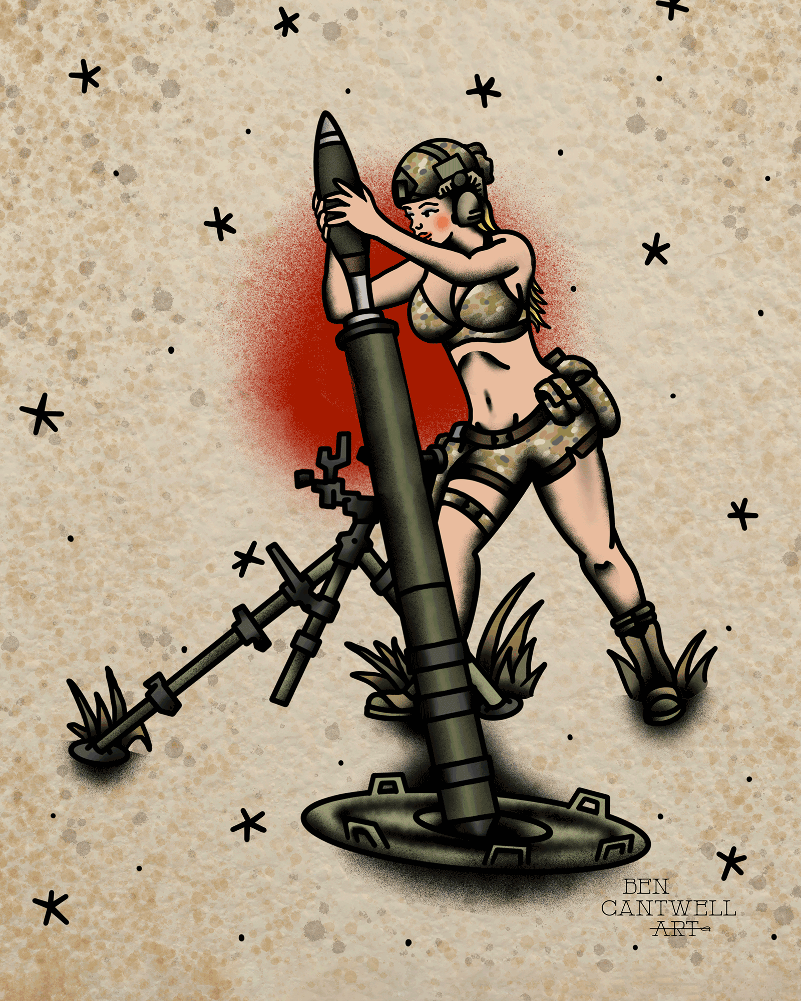 120mm Mortar Pinup