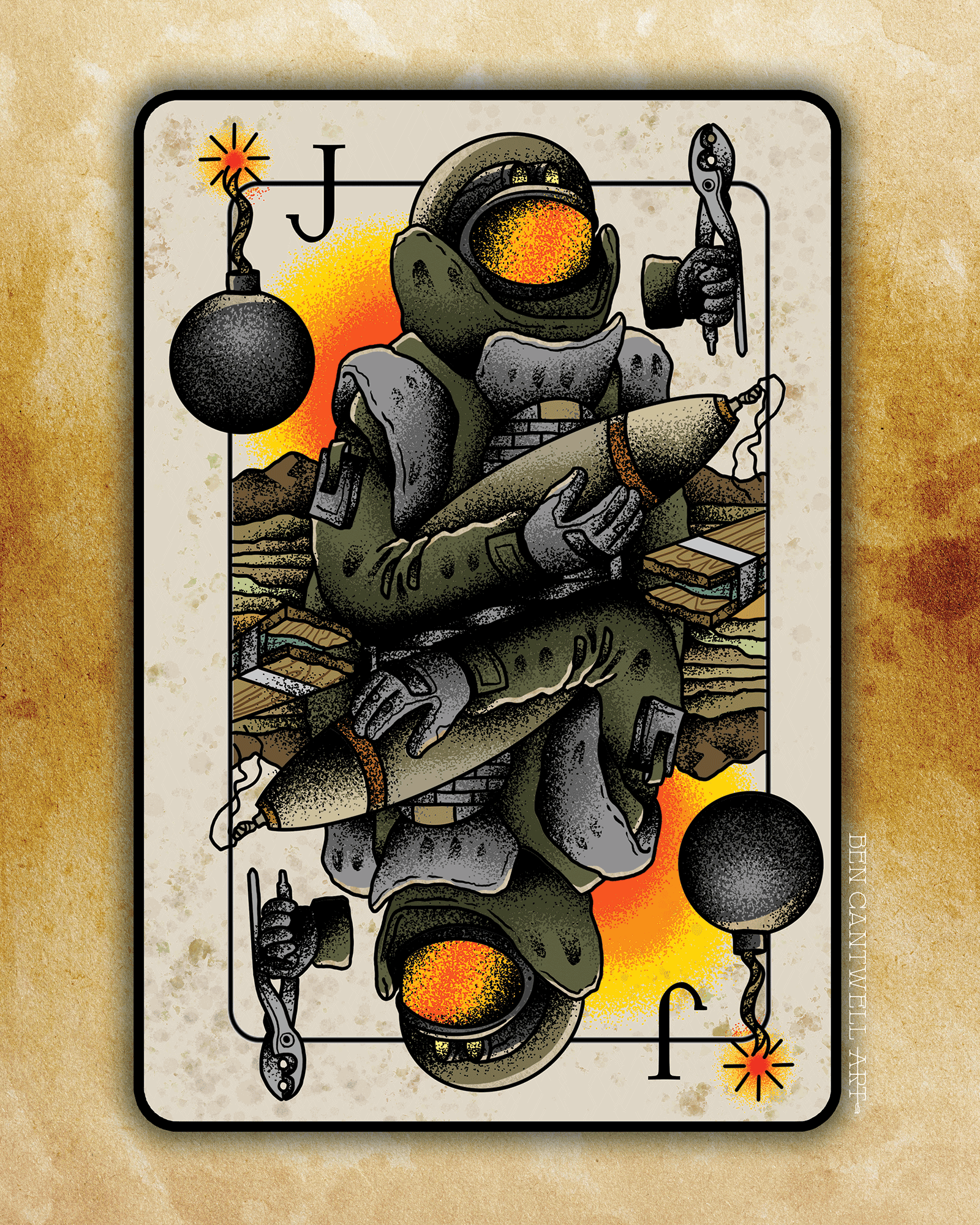 EOD Jack Playing card