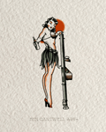 WW2 Pin-Up Girl - Bazooka