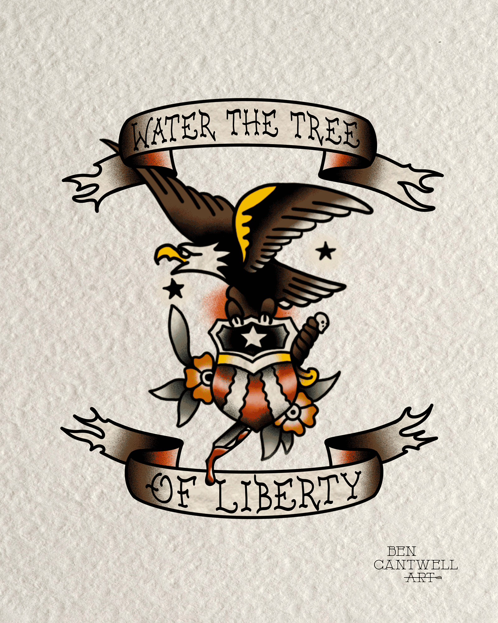 Water the Tree of Liberty Eagle