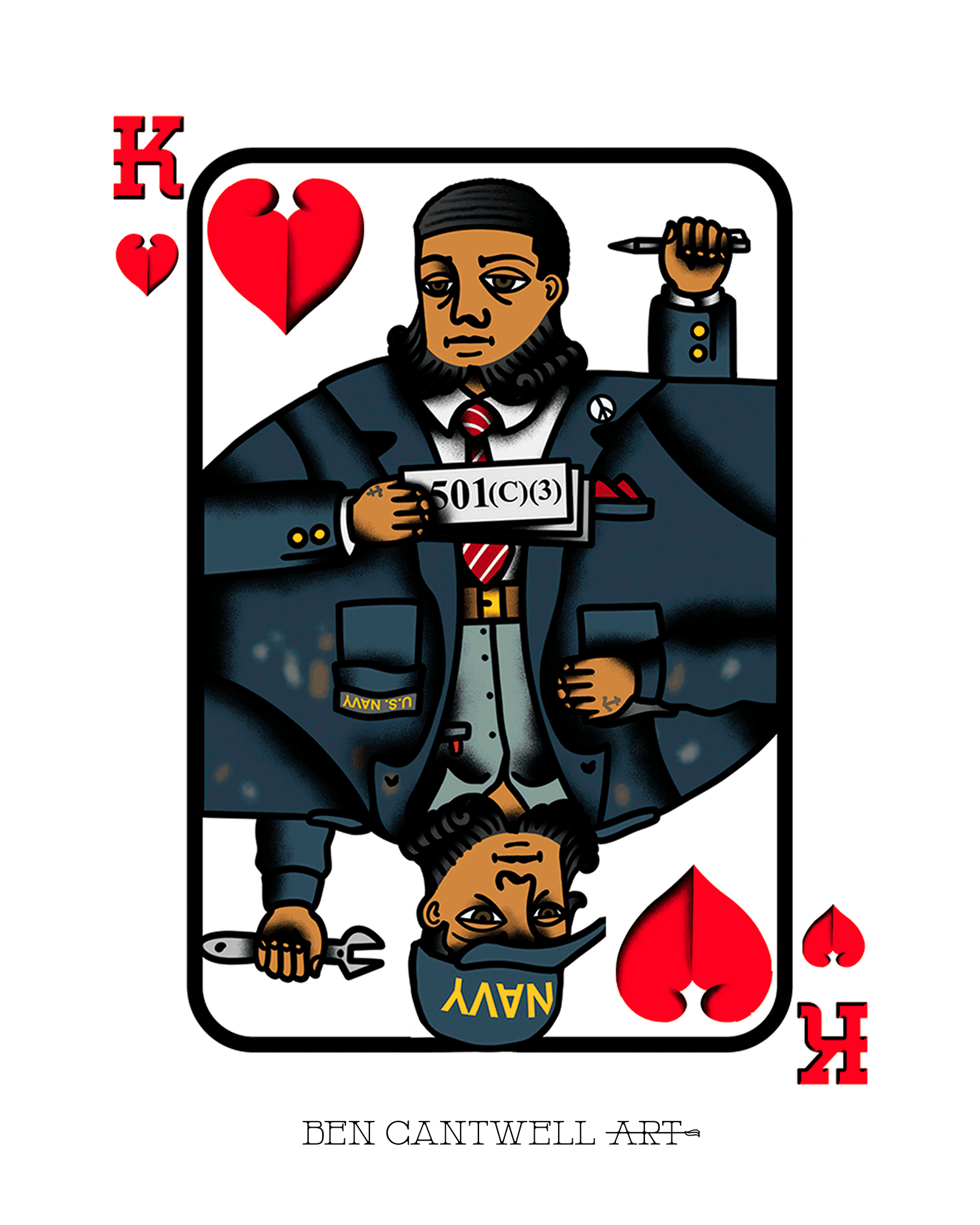 King of Hearts - Navy Mechanic / Non-Profit Organizer
