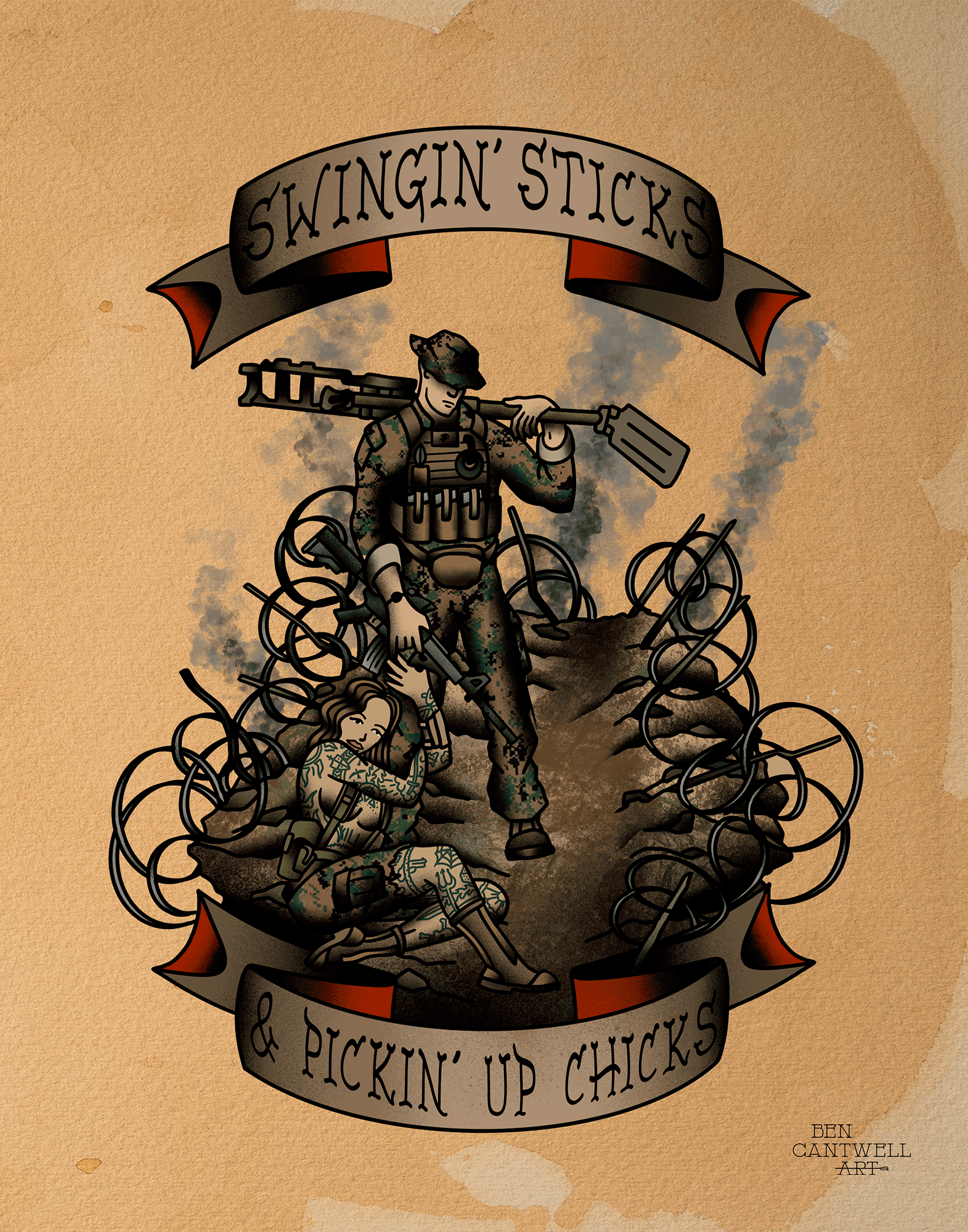 Swingin' Sticks and Pickin' Up Chicks