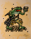 Flippers, Binoculars and Radio Frog