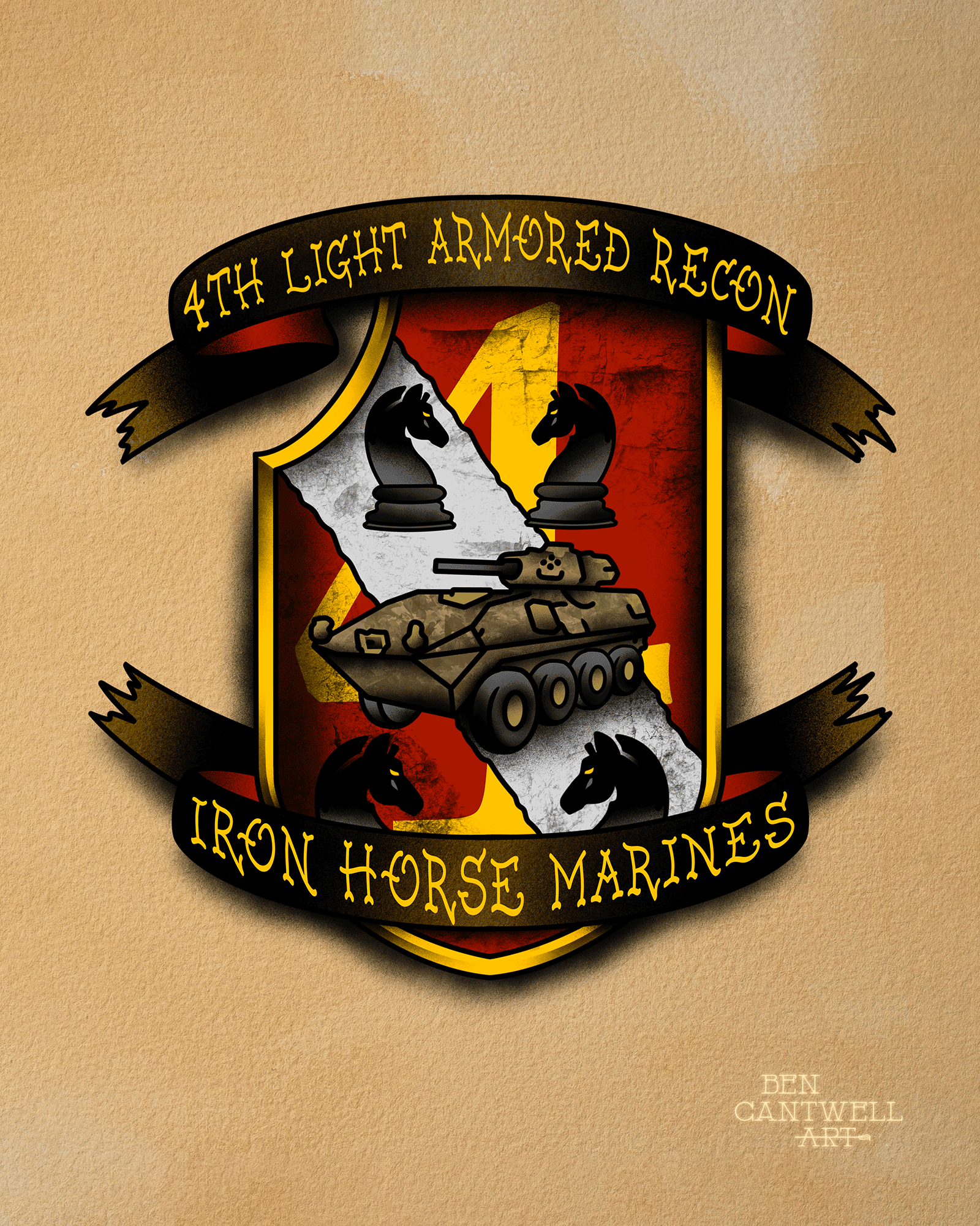 4th LAR - Iron Horse Marines