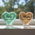 "Companion Memory" Cremation Heart  Appr. 2¾″ x 2¾″ x ¾″- 1″ Thick