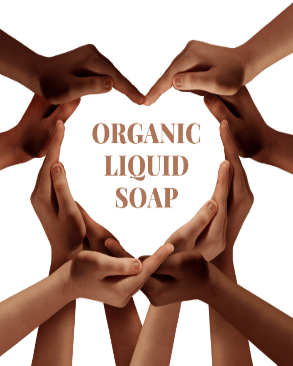 HARMONY ORGANIC HAND CLEANSER 8 oz - 10 FRAGRANCES