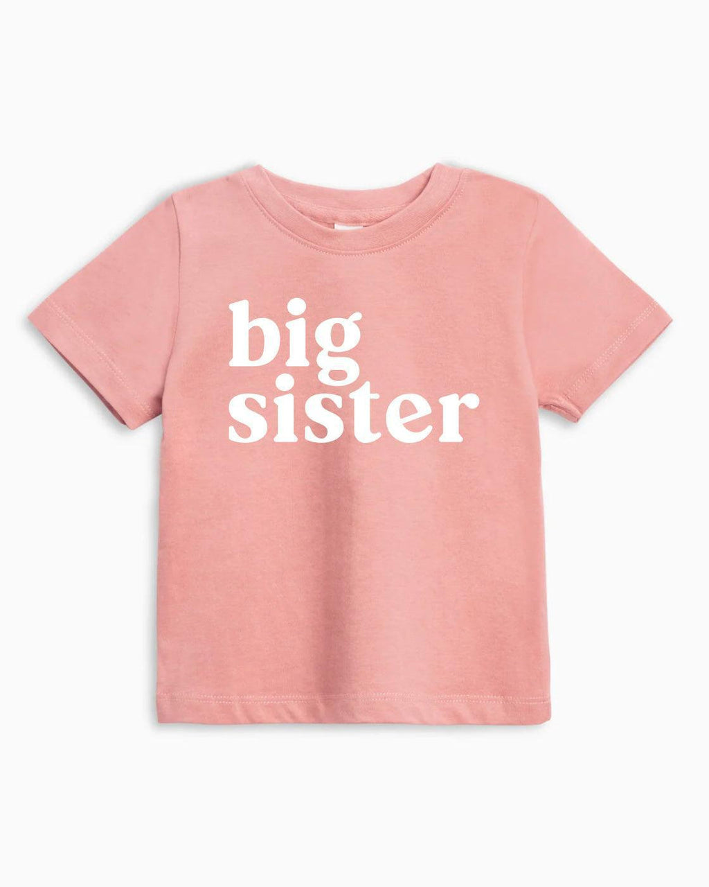 Big Sister Organic Cotton Kids T-Shirt – Baby & Youth Matching Family Announcement Tee