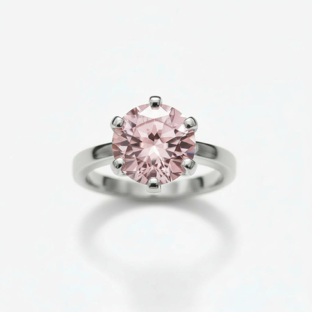 "Circle of Life" Round Portuguese Cut Cremation Ring 10mm