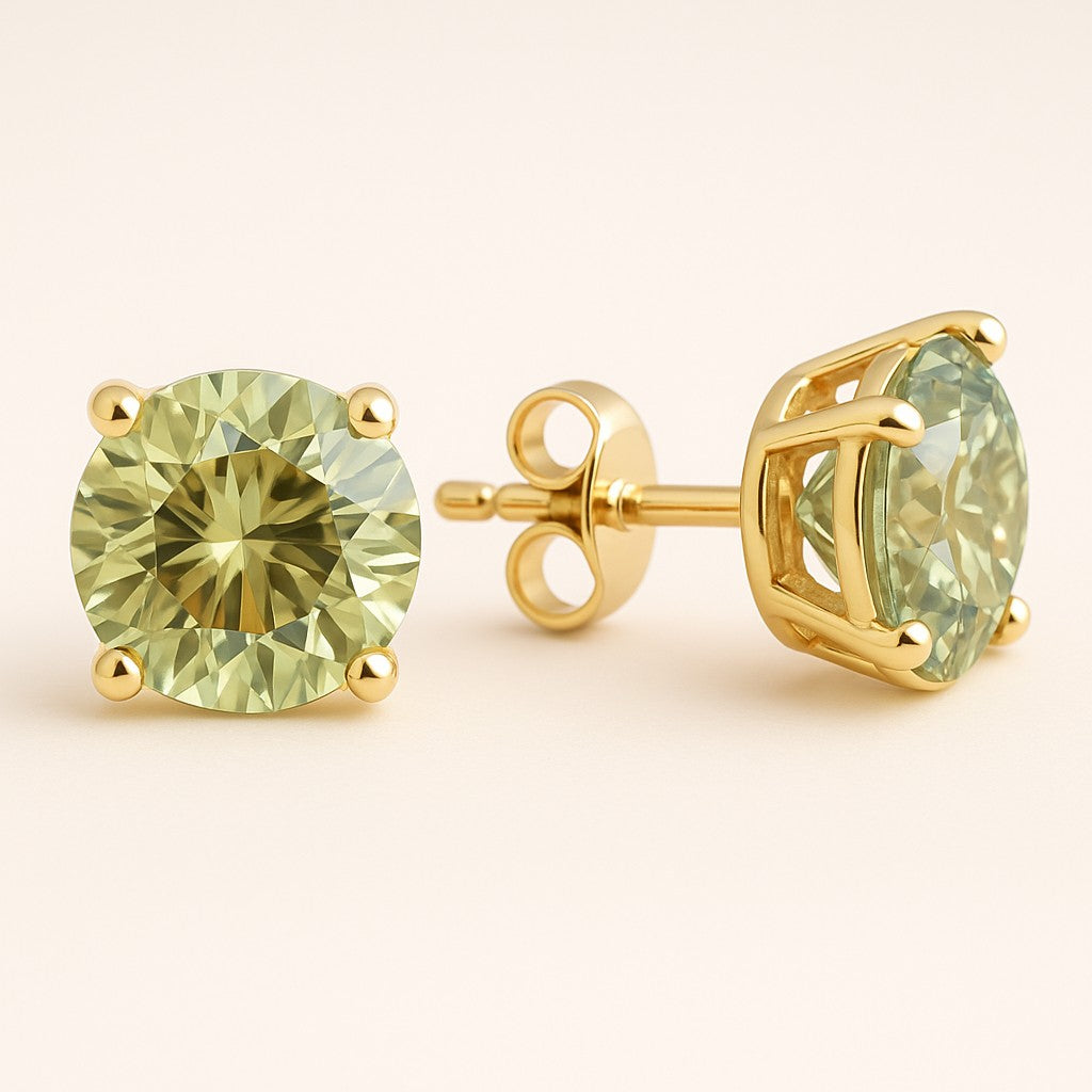 "Soothing Whispers" Portuguese Cut Pierced Cremation Earrings 5mm