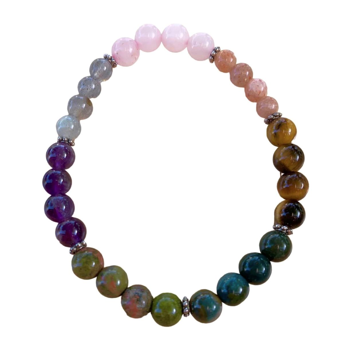 Chakra Alchemy Bracelet 6 mm Round Beads