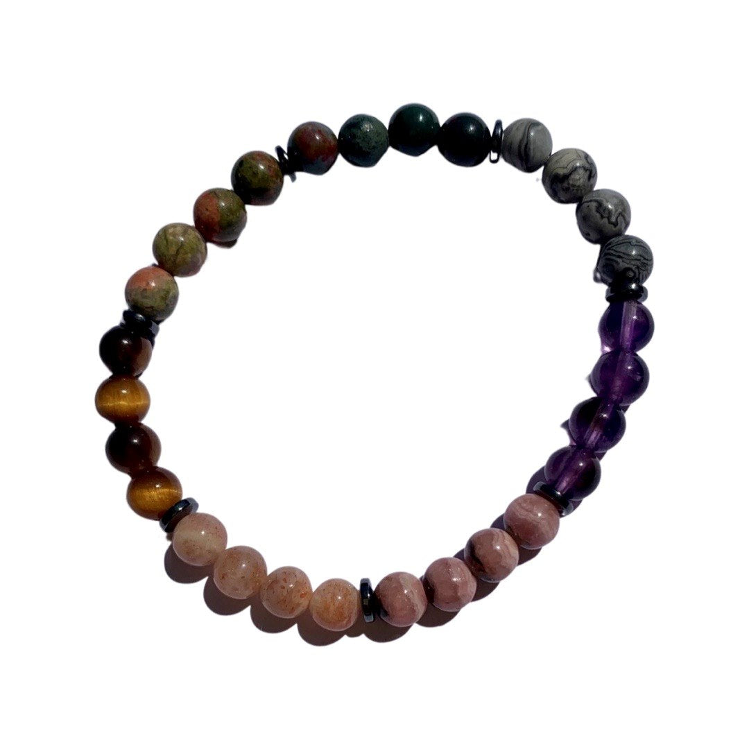 Chakra Alchemy Bracelet 6 mm Round Beads