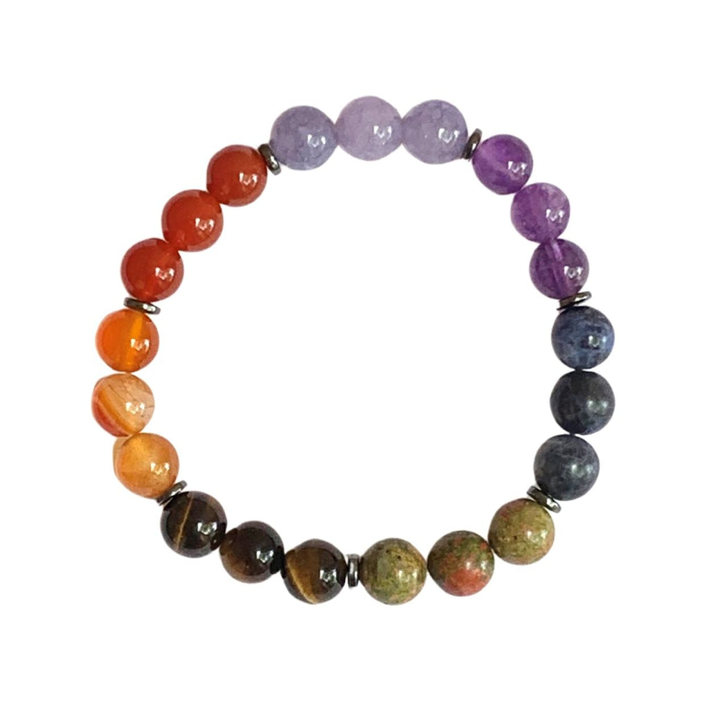 Chakra Alchemy Bracelet 8 mm Round Beads