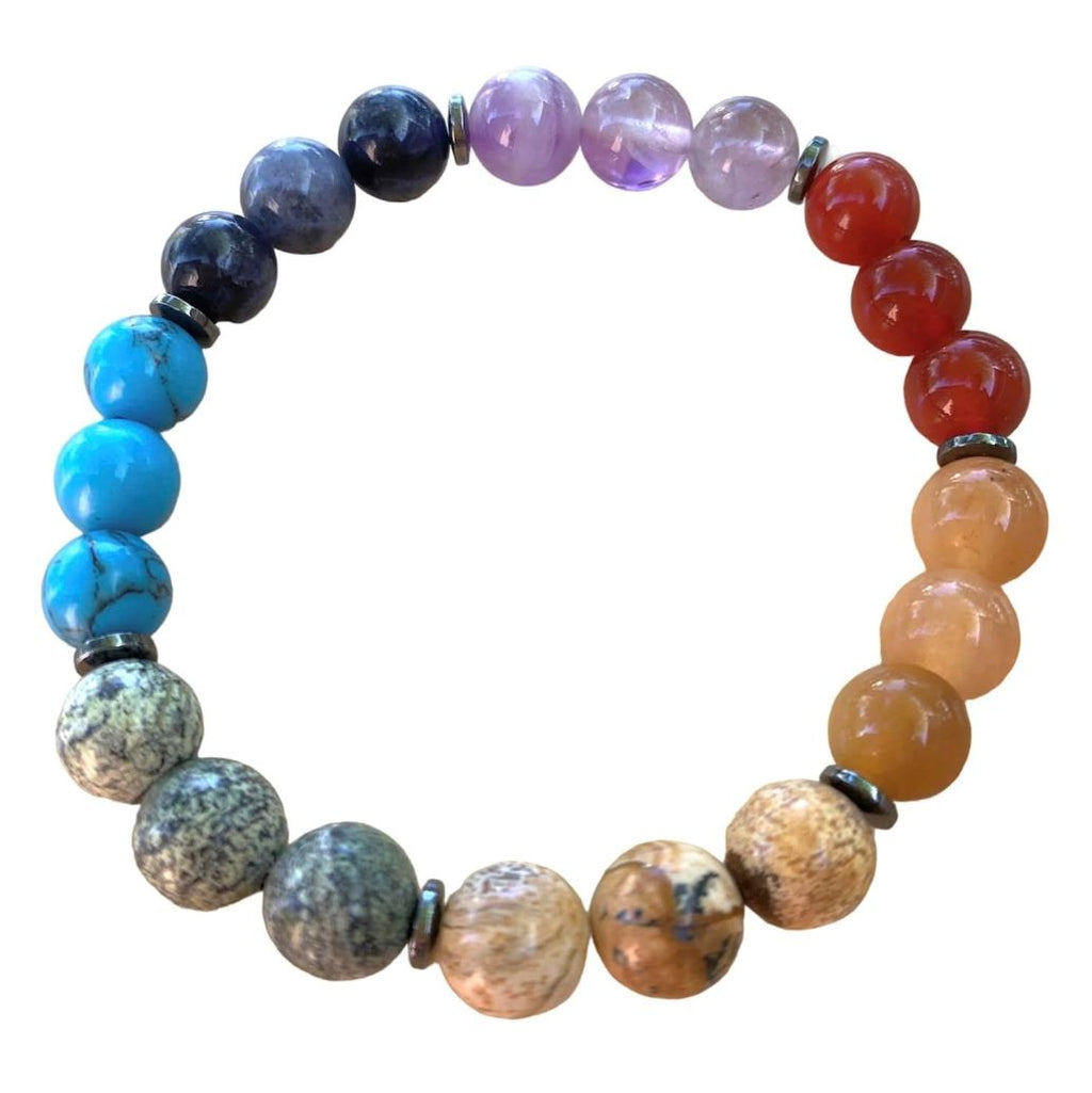 Chakra Alchemy Bracelet 8 mm Round Beads