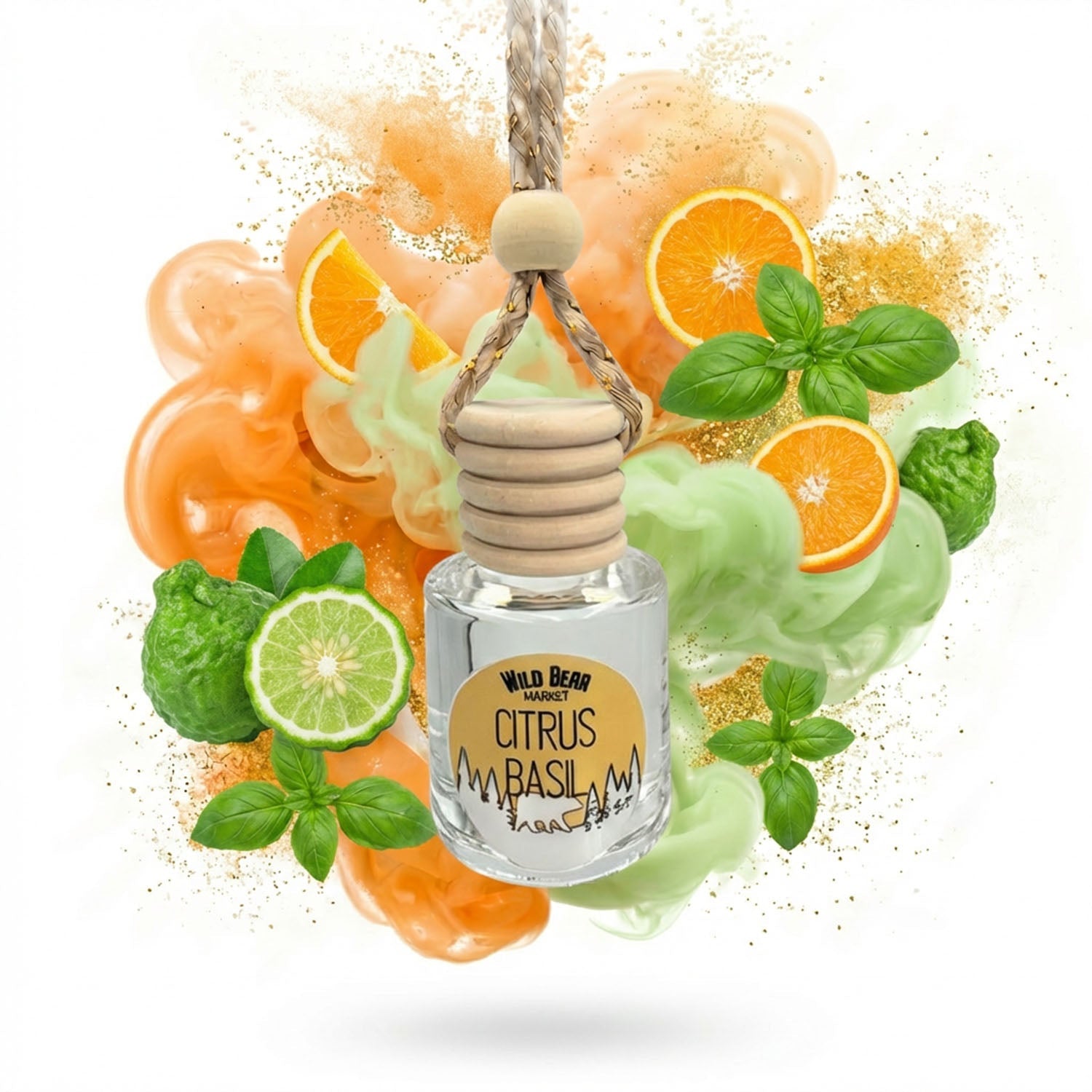 Citrus Basil Car Freshener