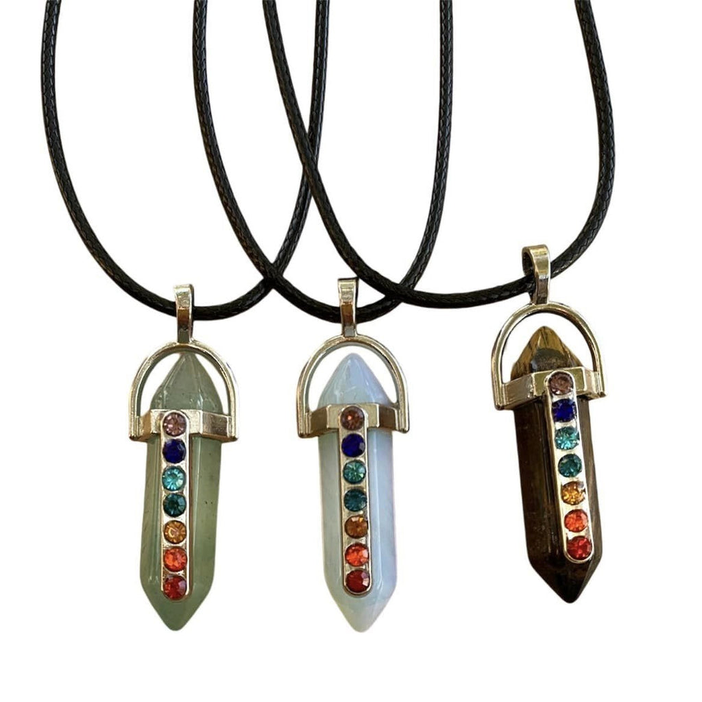 Crystal Necklaces - Chakra Points