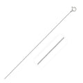 14k White Gold Classic Box Chain (0.45 mm)