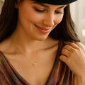 14k Yellow Gold Star of David Necklace