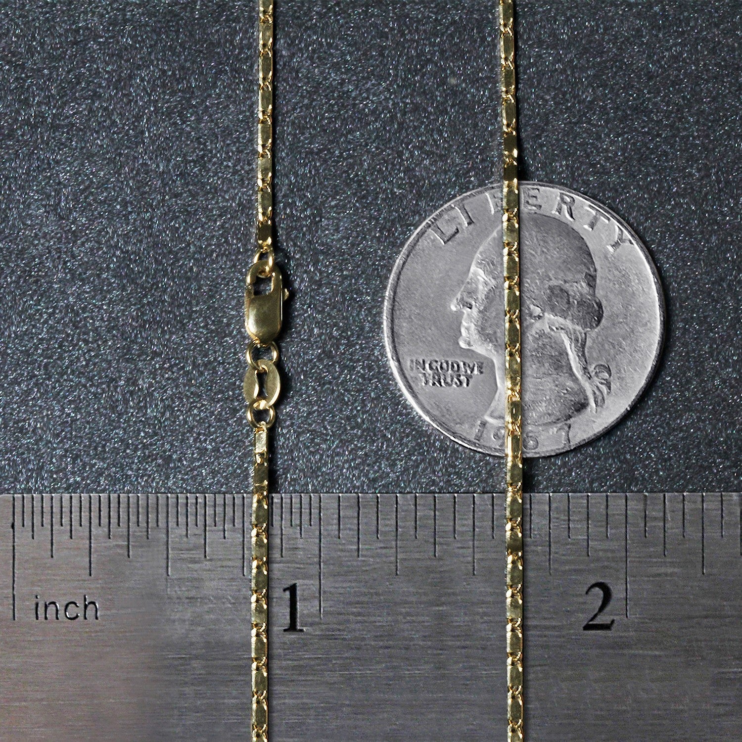14k Yellow Gold Lumina Pendant Chain (1.00 mm)