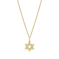 Star of David Necklace in 14K Yellow Gold