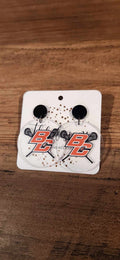 BC lacrosse acrylic earrings