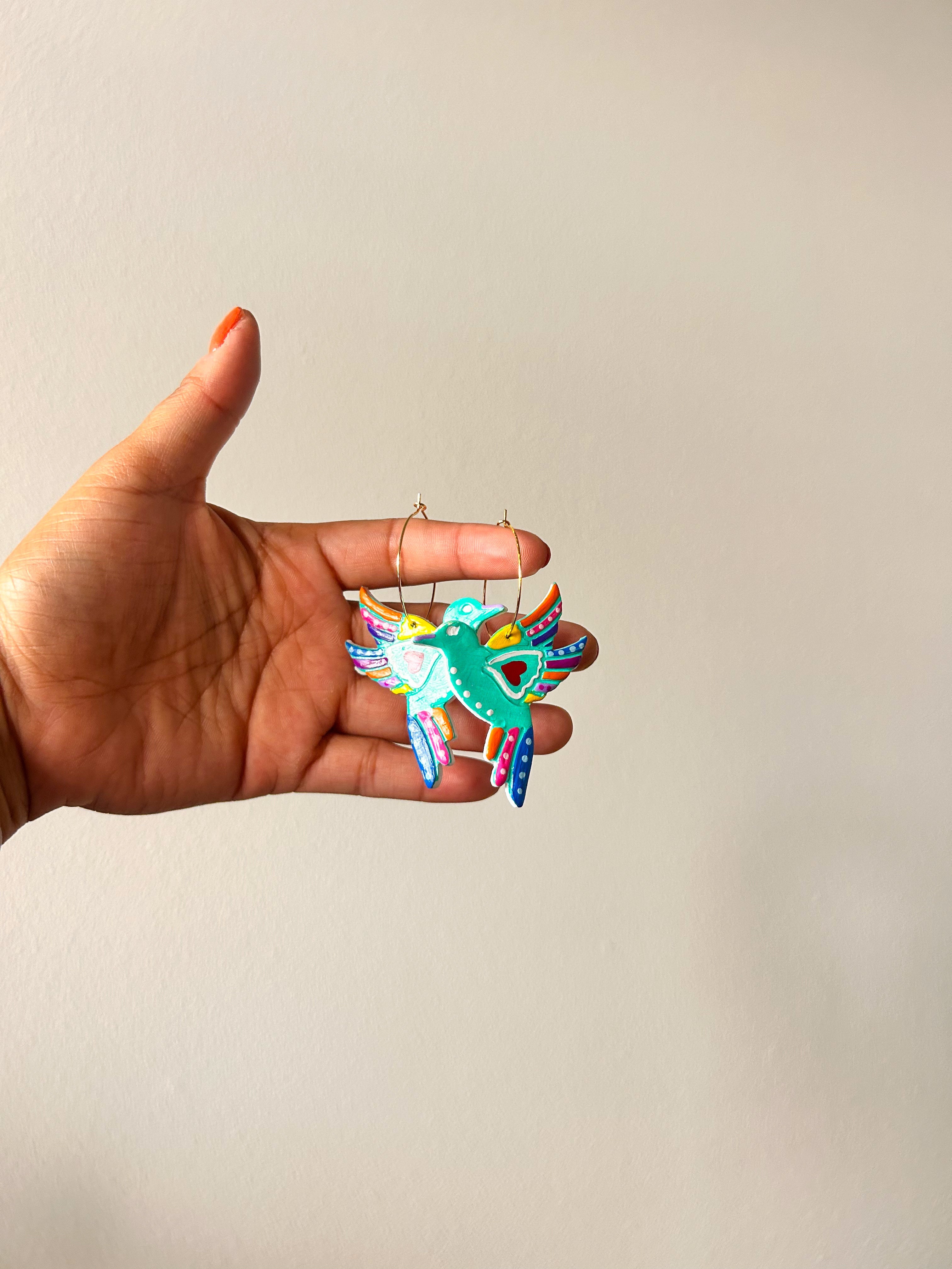 Handpainted Colibri