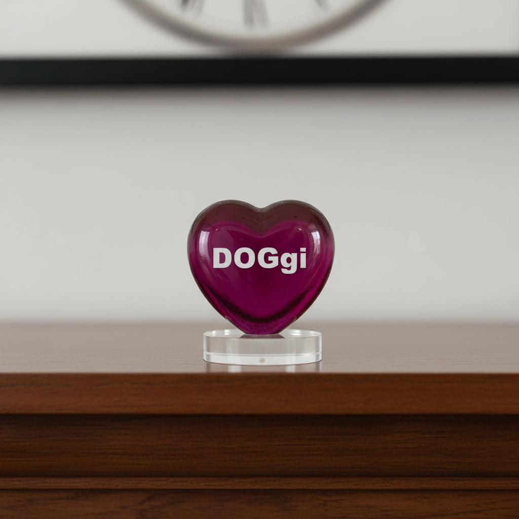 "Companion Memory" Cremation Heart  Appr. 2¾″ x 2¾″ x ¾″- 1″ Thick
