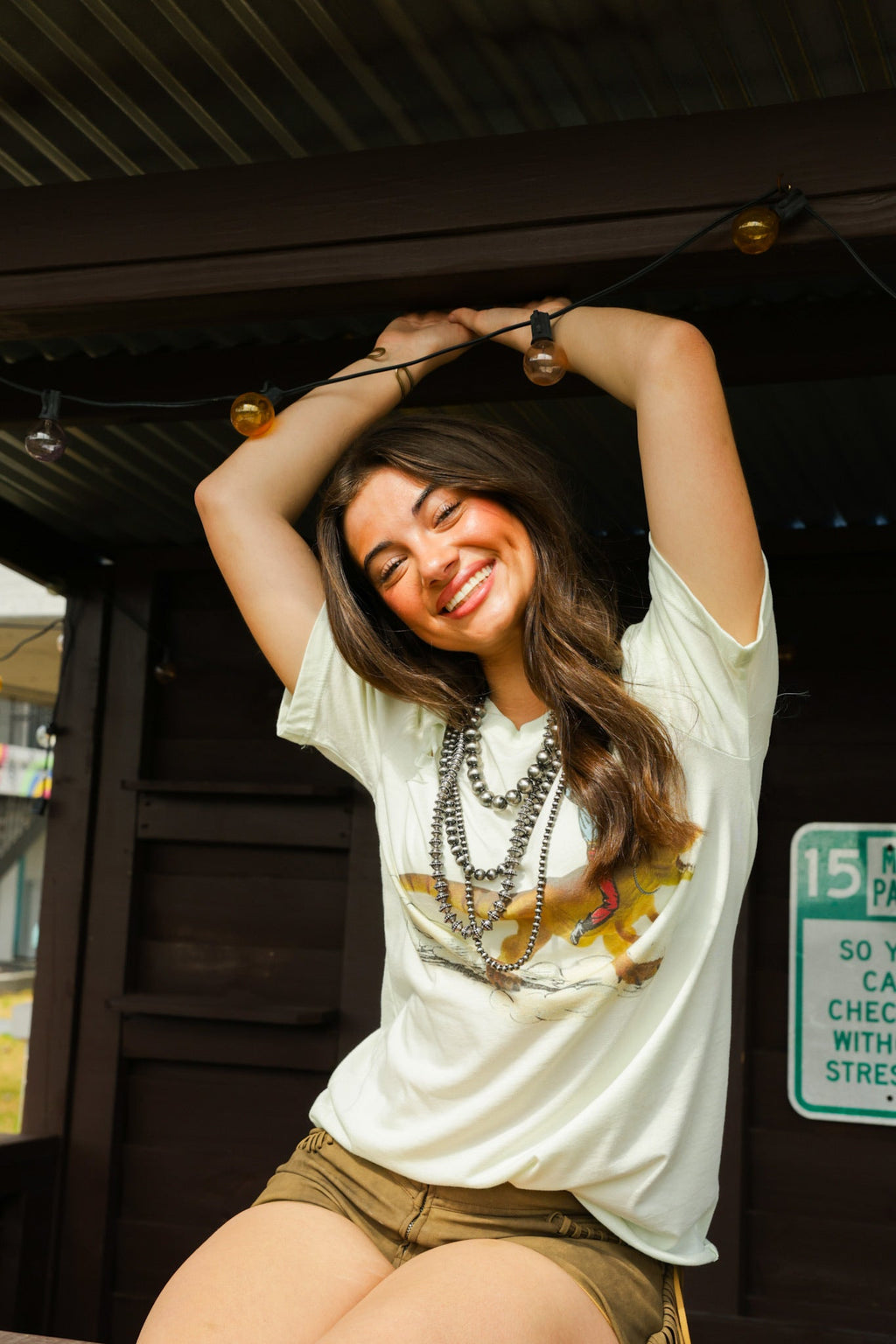 GINA T-REX COWBOY TEE