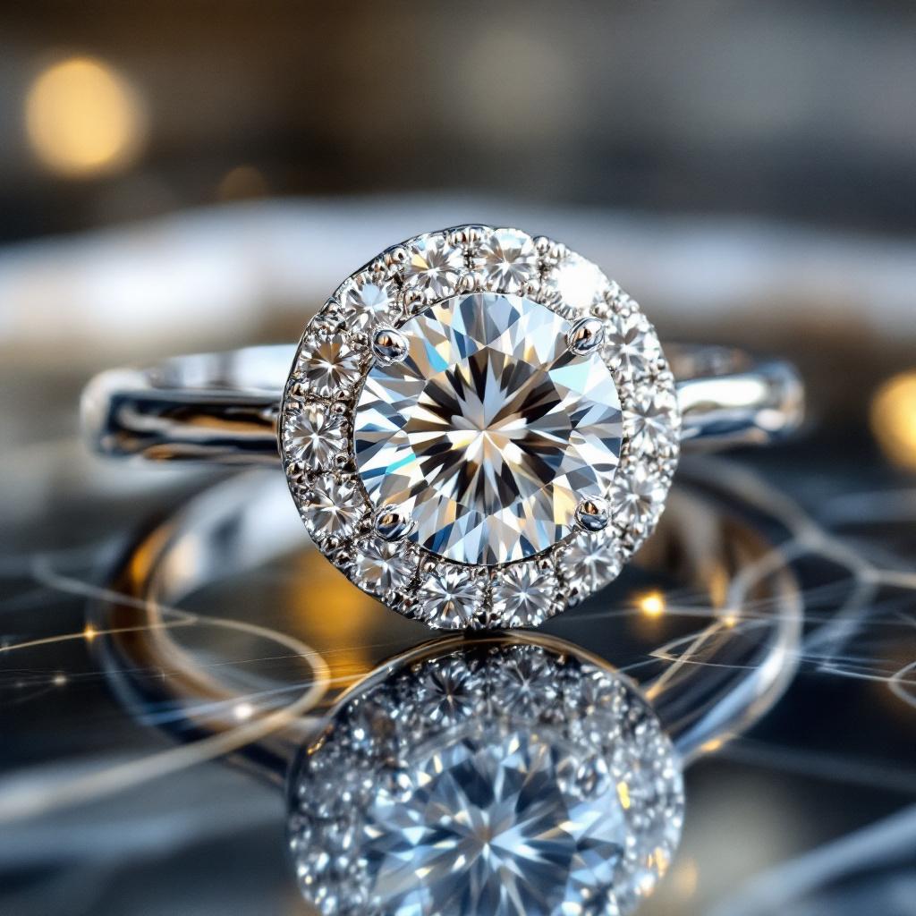 "Endless Love Collection" 14k gold w/ Diamond Halo Portuguese Cut Cremation Ring 5.5mm