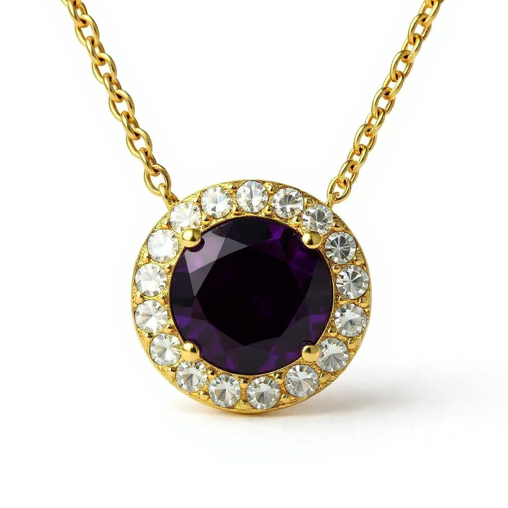 "Endless Love Collection" 14k Gold w/ Diamond Halo Portuguese Cut Cremation Pendant 5.5mm w/chain