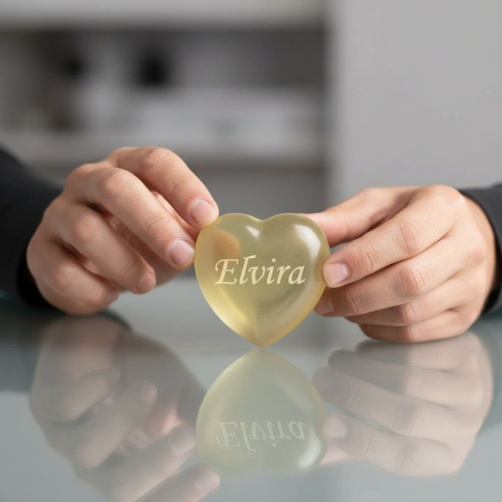 "Companion Memory" Cremation Heart  Appr. 2¾″ x 2¾″ x ¾″- 1″ Thick